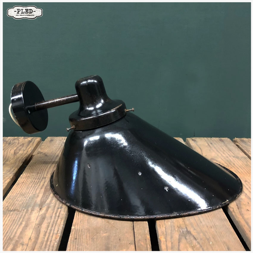 Knipoog overhead klein Emaille wandlamp – Vintage | Antique | Furniture | Industrial