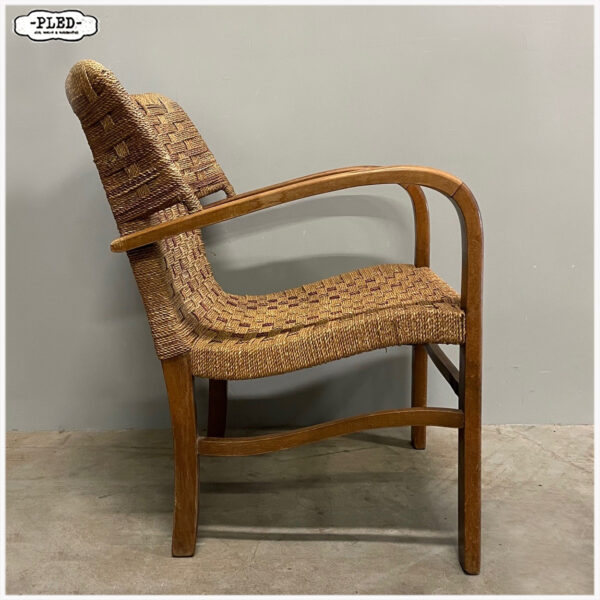 Vintage touw stoel / Rope chair - Afbeelding 6