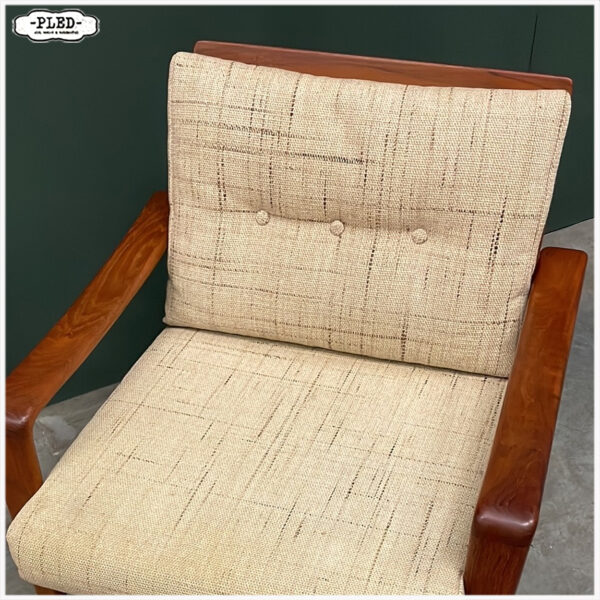 Vintage teak fauteuil van Arne Wahl Iversen, sixties - Afbeelding 13