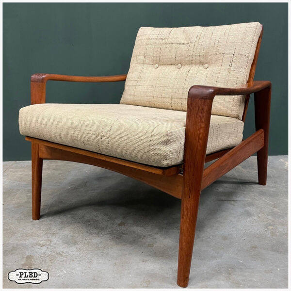 Vintage teak fauteuil van Arne Wahl Iversen, sixties - Afbeelding 2