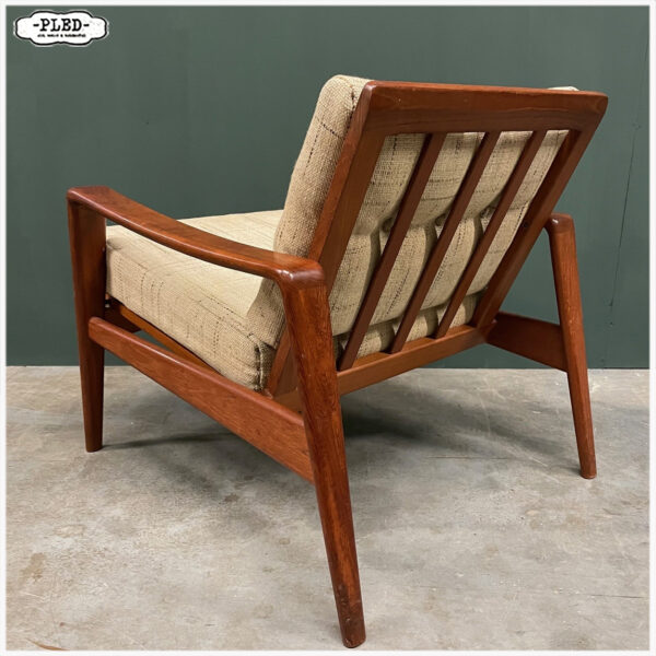 Vintage teak fauteuil van Arne Wahl Iversen, sixties - Afbeelding 4