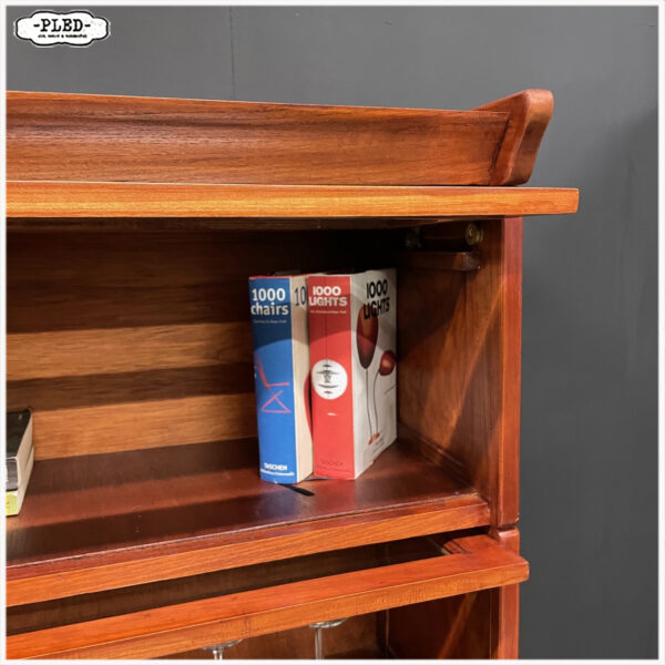 Stacking bookcase met facet geslepen glas - Afbeelding 7