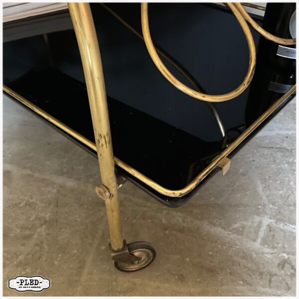 Midcentury Art Deco style serveer trolley - Afbeelding 5