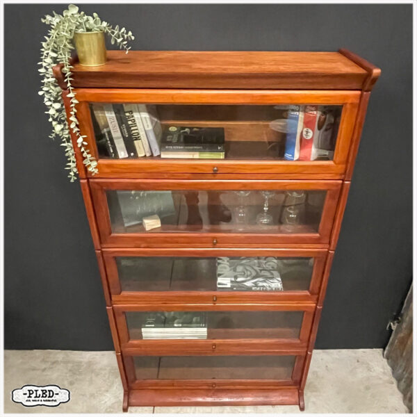 Stacking bookcase met facet geslepen glas - Afbeelding 5