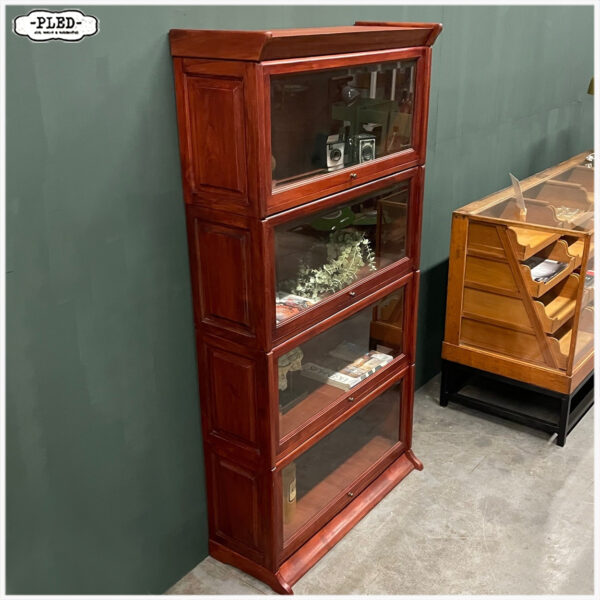 Stacking bookcase met facet geslepen glas - Afbeelding 5