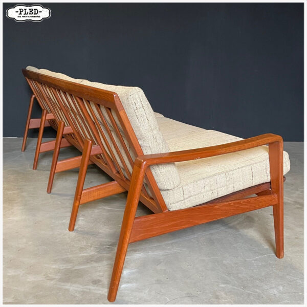 Vintage teak 4-zitsbank van Arne Wahl Iversen, sixties - Afbeelding 2