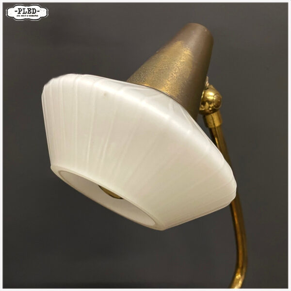 Mid-century messing bedlampje - Afbeelding 10