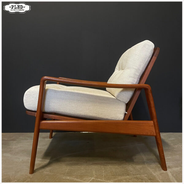 Vintage teak fauteuil van Arne Wahl Iversen, sixties - Afbeelding 5