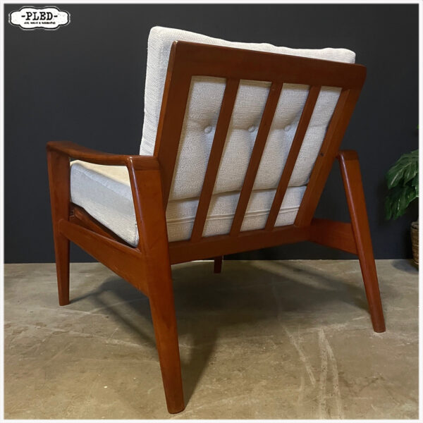 Vintage teak fauteuil van Arne Wahl Iversen, sixties - Afbeelding 6