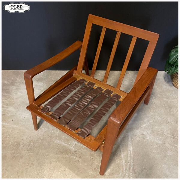 Vintage teak fauteuil van Arne Wahl Iversen, sixties - Afbeelding 10