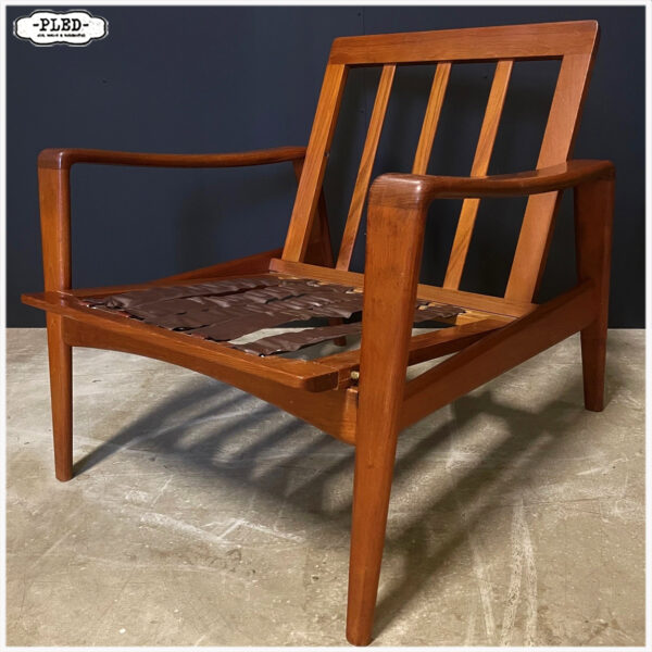 Vintage teak fauteuil van Arne Wahl Iversen, sixties - Afbeelding 9