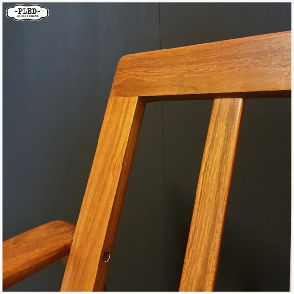 Vintage teak fauteuil van Arne Wahl Iversen, sixties - Afbeelding 11