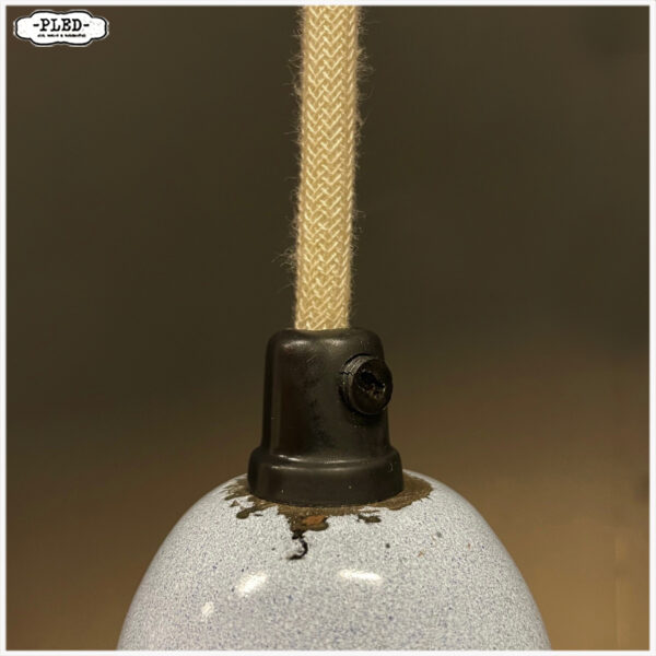 Oud geëmailleerd hanglampje - Afbeelding 5