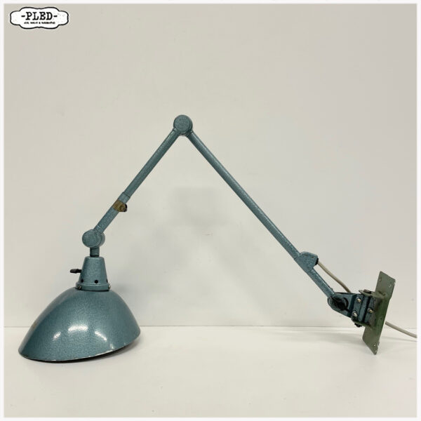 Twee armige industriële Midgard (wand)lamp, Curt Fischer - Afbeelding 3