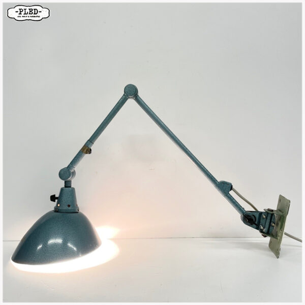 Twee armige industriële Midgard (wand)lamp, Curt Fischer - Afbeelding 4