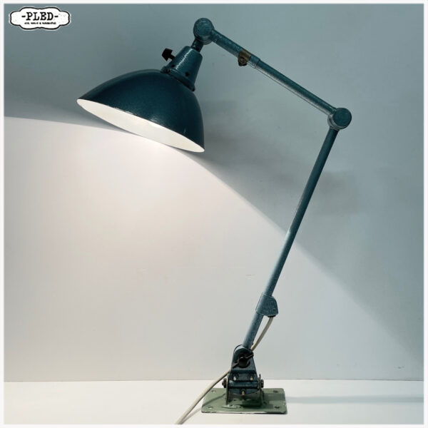 Twee armige industriële Midgard (wand)lamp, Curt Fischer - Afbeelding 2