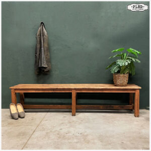 Mooi houten (hal)bankje