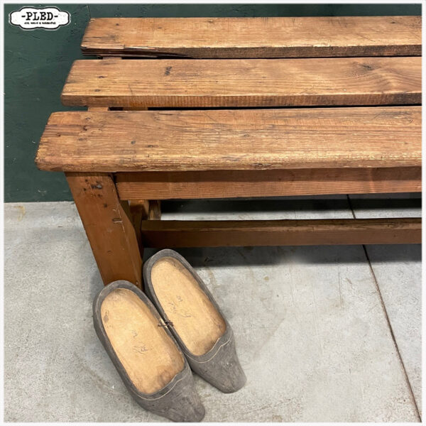 Mooi houten (hal)bankje - Afbeelding 4