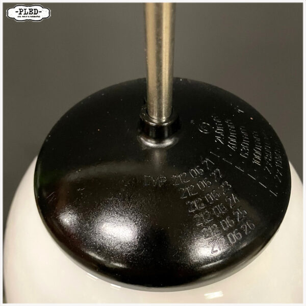 Art deco opaline plafondlampen - Afbeelding 8