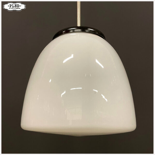 Art deco opaline plafondlampen - Afbeelding 7