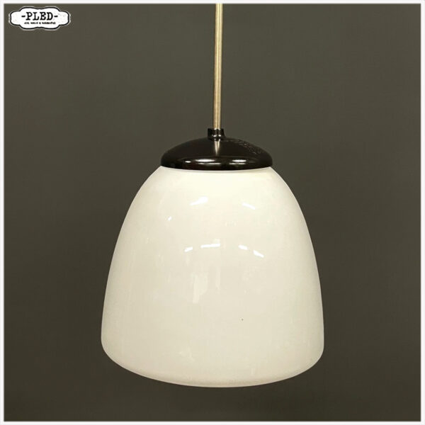 Art deco opaline plafondlampen - Afbeelding 4
