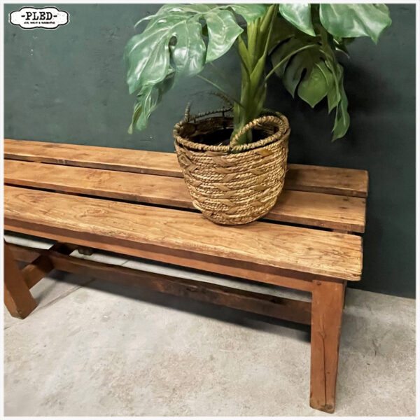 Mooi houten (hal)bankje - Afbeelding 7