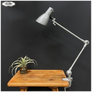 Franse Lumina atelierlamp, met tafelklem