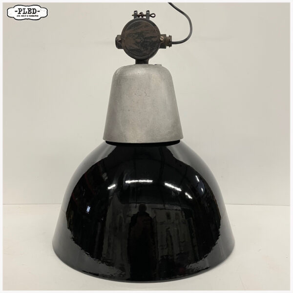 Oude, industriële fabriekslamp van Siemens