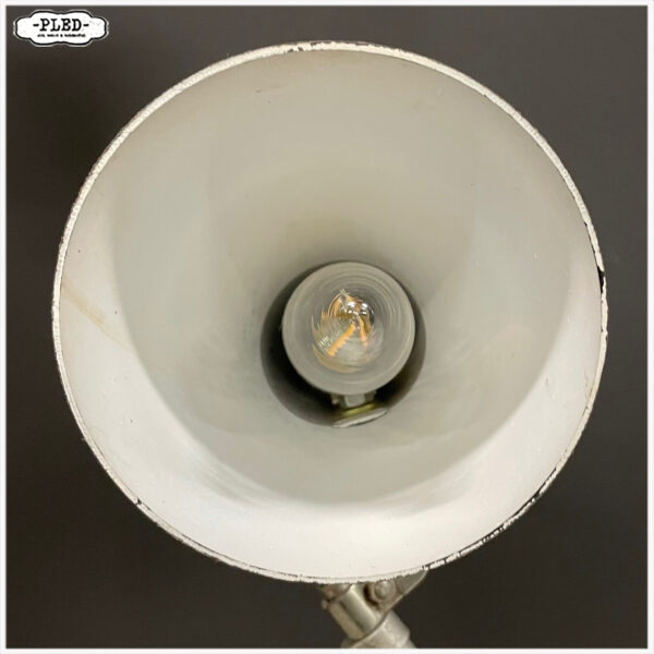 Franse Lumina atelierlamp, met tafelklem - Afbeelding 8