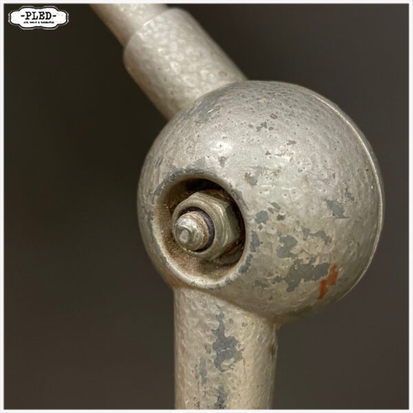 Franse Lumina atelierlamp, met tafelklem - Afbeelding 9