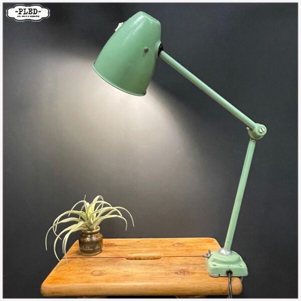 Twee armige werkplaatslamp met tafelklem - Afbeelding 5