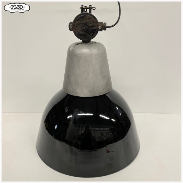 Oude, industriële fabriekslamp van Siemens - Afbeelding 2