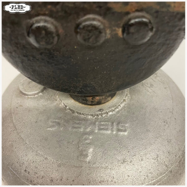 Oude, industriële fabriekslamp van Siemens - Afbeelding 7