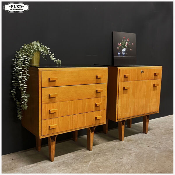 Mid-century nachtkastjes, František Mezulanik voor Nový Domov - Afbeelding 5