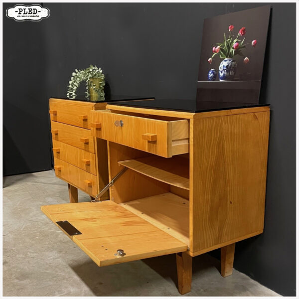 Mid-century nachtkastjes, František Mezulanik voor Nový Domov - Afbeelding 7