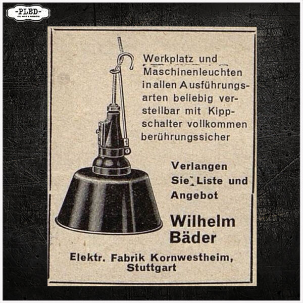 Oude bakelieten inspectielamp van Wilhelm Bäder - Afbeelding 13