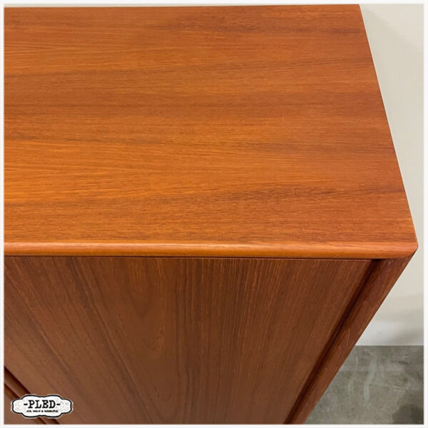 Vintage teak houten highboard van Heinrich Riestenpatt - Afbeelding 11