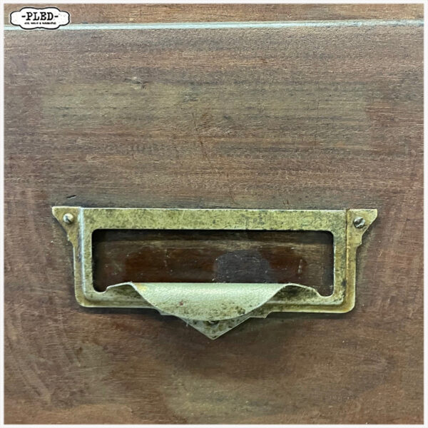 Oude eikenhouten apothekerskast - Afbeelding 9