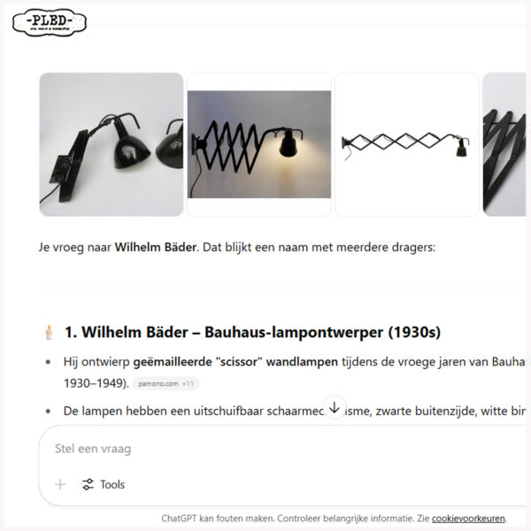 Oude bakelieten inspectielamp van Wilhelm Bäder - Afbeelding 14