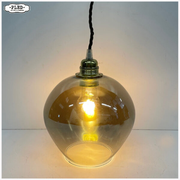 Qazqa hanglamp, rookglas, bol - Afbeelding 2