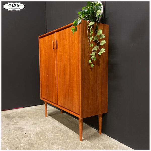 Vintage teak houten highboard van Heinrich Riestenpatt - Afbeelding 3