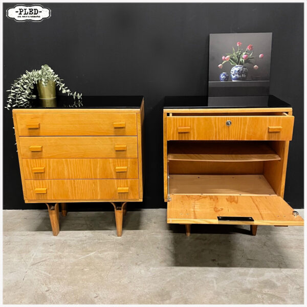 Mid-century nachtkastjes, František Mezulanik voor Nový Domov - Afbeelding 4