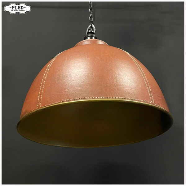 Stijlvolle lederen hanglamp 'League' - Afbeelding 3