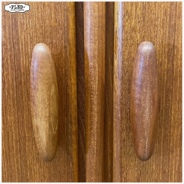 Vintage teak houten highboard van Heinrich Riestenpatt - Afbeelding 17