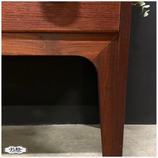Teak houten ladekastje van Poul M. Volther, Denemarken - Afbeelding 6
