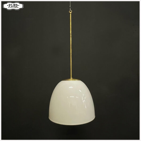 Art deco opaline plafondlampen - Afbeelding 16
