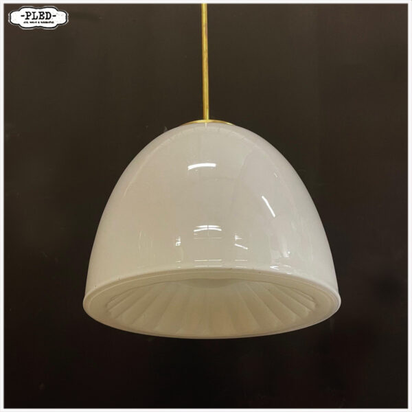 Art deco opaline plafondlampen - Afbeelding 17