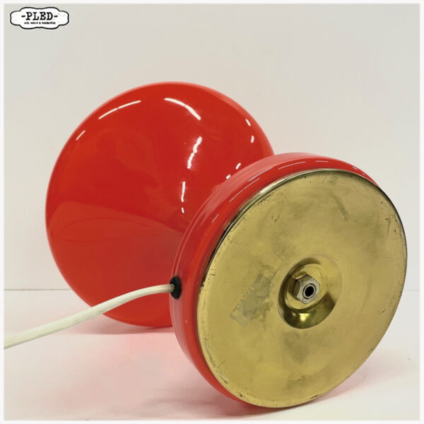 Oranje opaline glazen lamp, Štěpán Tabery, 1970 - Afbeelding 11