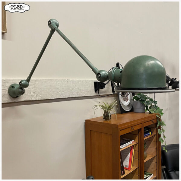 Twee armige Jieldé lamp, Jean-Louis Domecq, jaren vijftig - Afbeelding 14