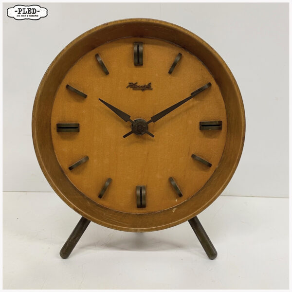 Mid century teak klok van Kienzle - Afbeelding 2
